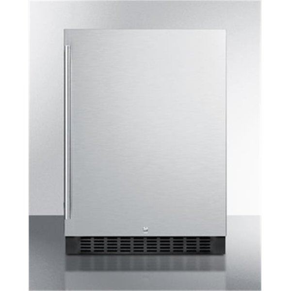Summit Appliance Summit Appliance SPR627OS 24 in. Freestanding Counter Depth Compact Refrigerator; Black SPR627OS